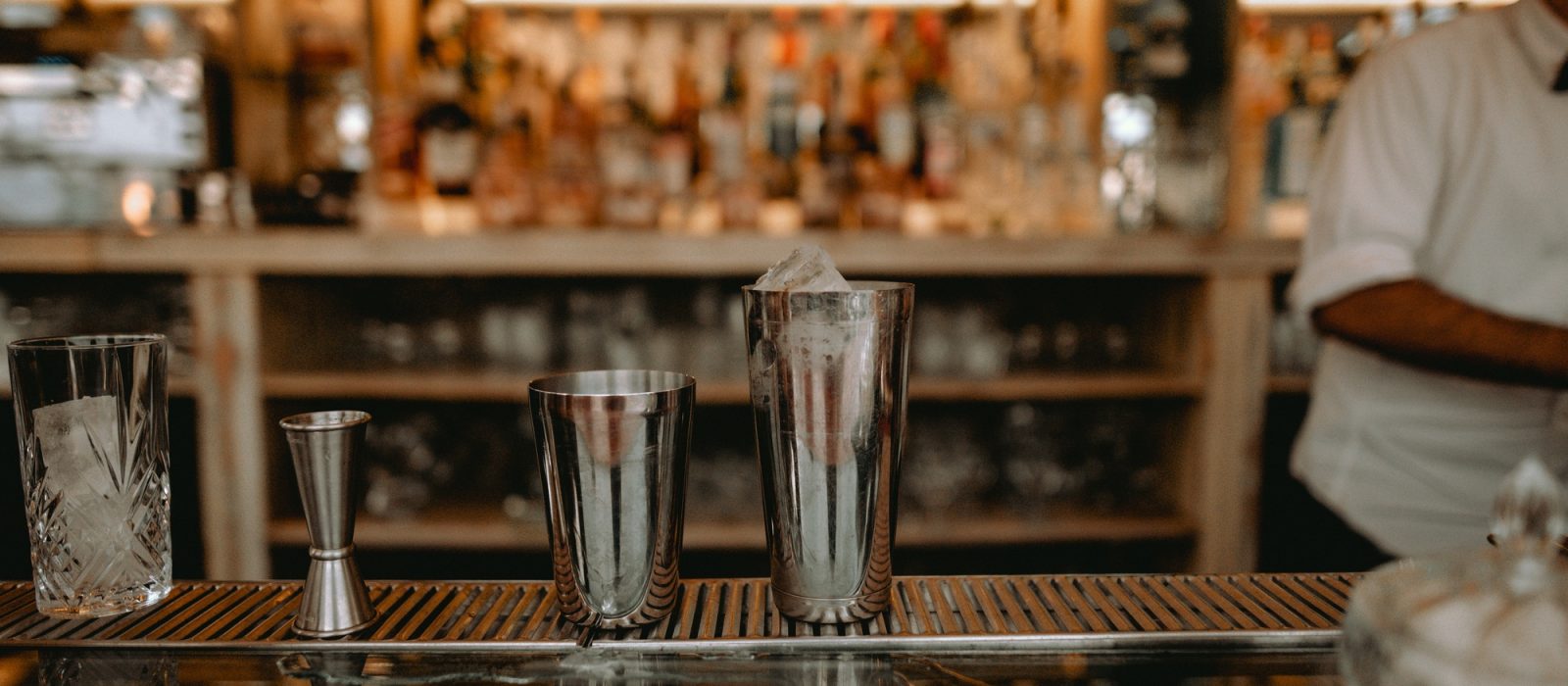 Cocktails in a bar