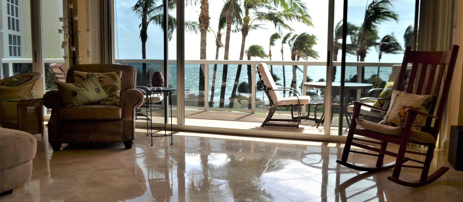tropical condo luxury living with ocean view and palm trees vacation home